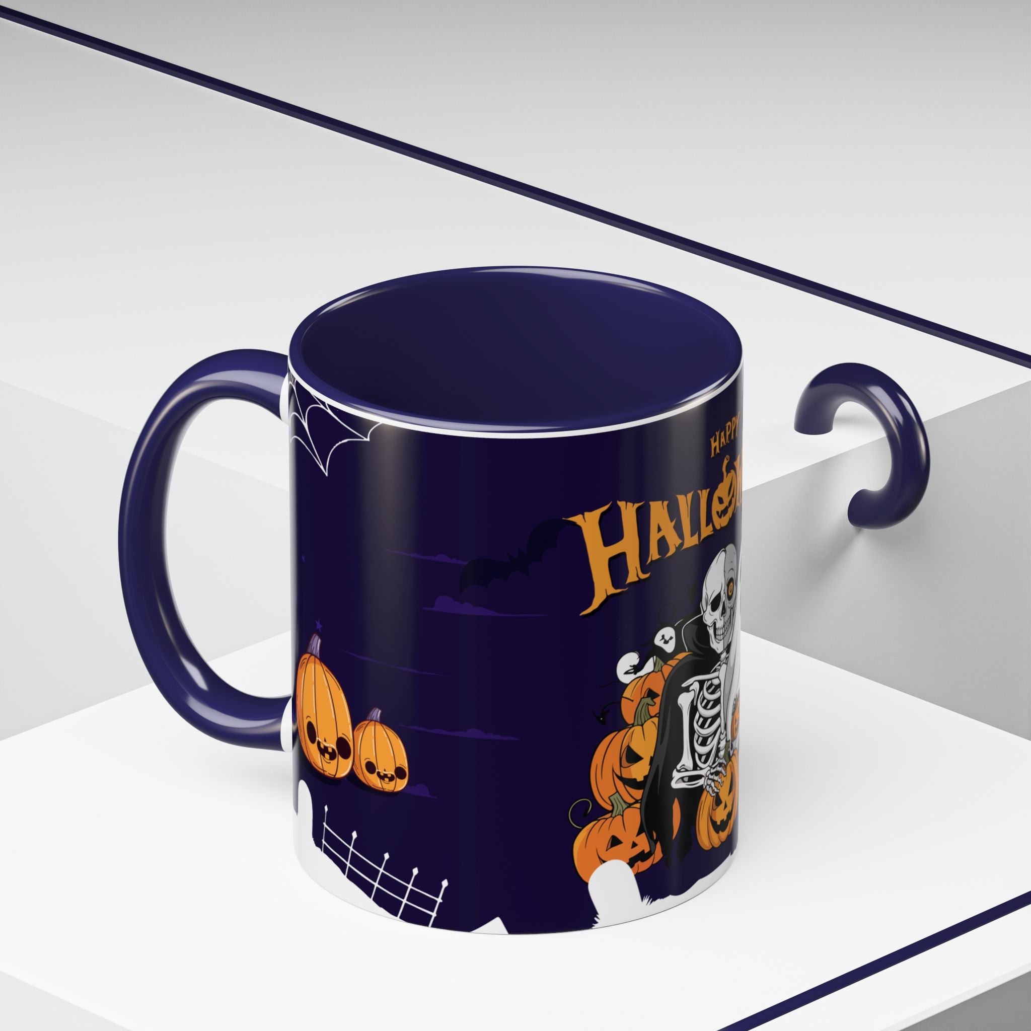 Halloween is Better with Skeleton | Accent Coffee Mug