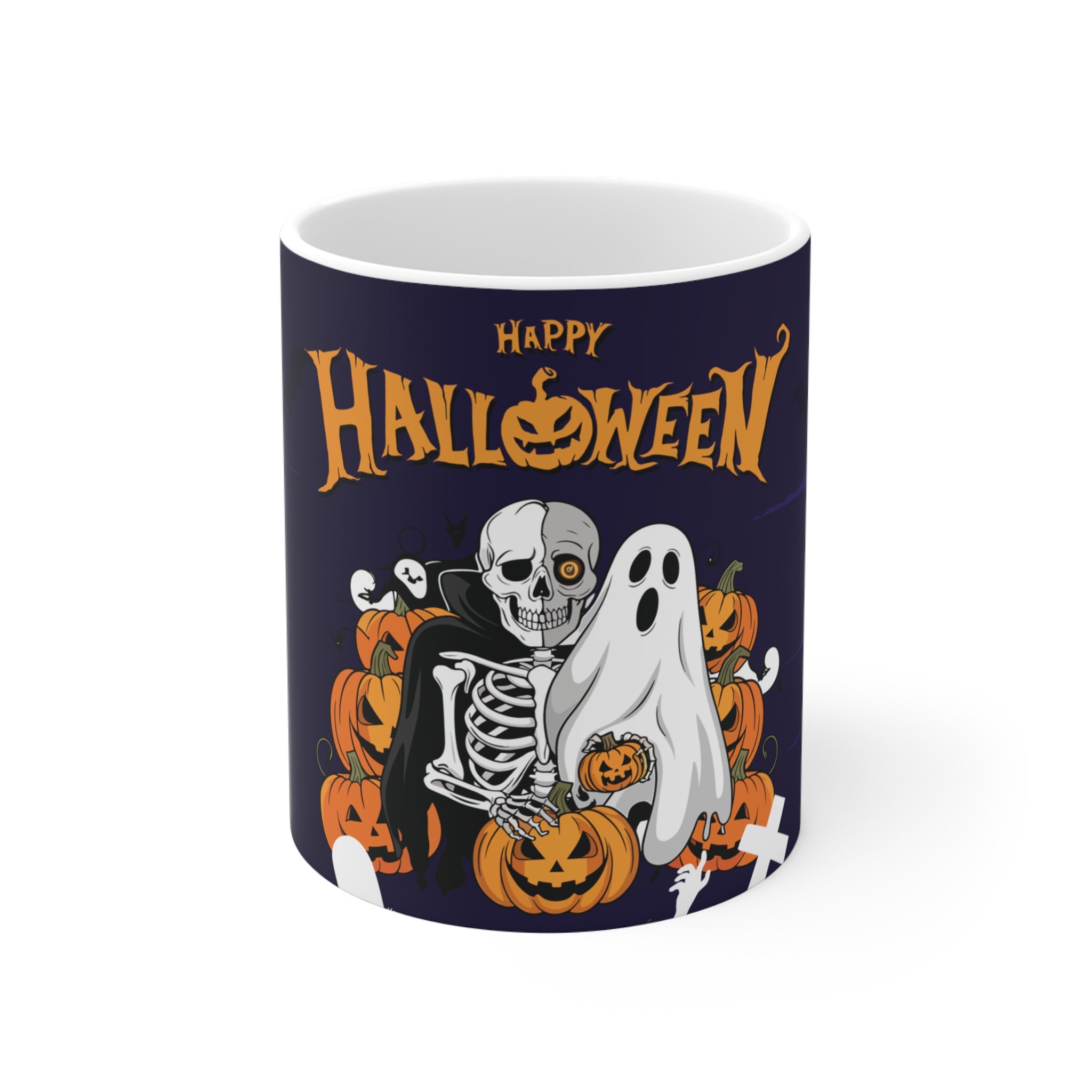 Halloween is Better with Skeleton | Ceramic Mugs