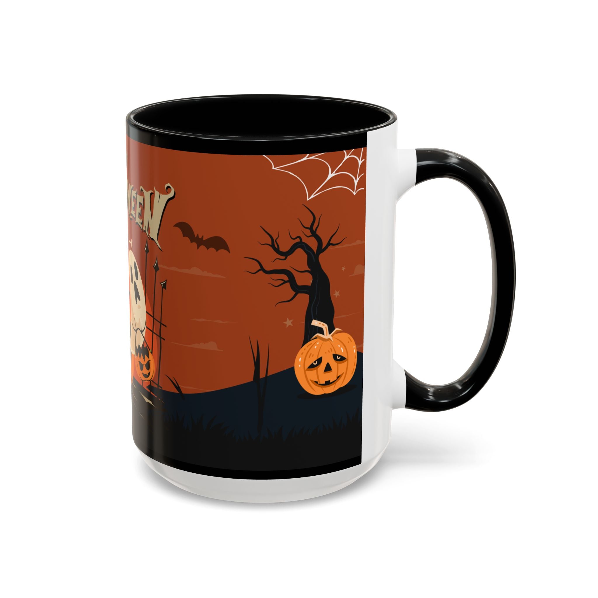 Happy Halloween with Pumpkin | Accent Coffee Mug