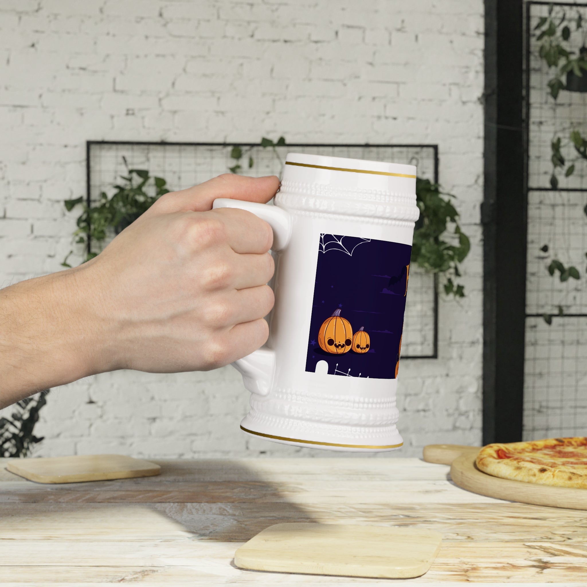 Halloween is Better with Skeleton | Beer Stein Mug