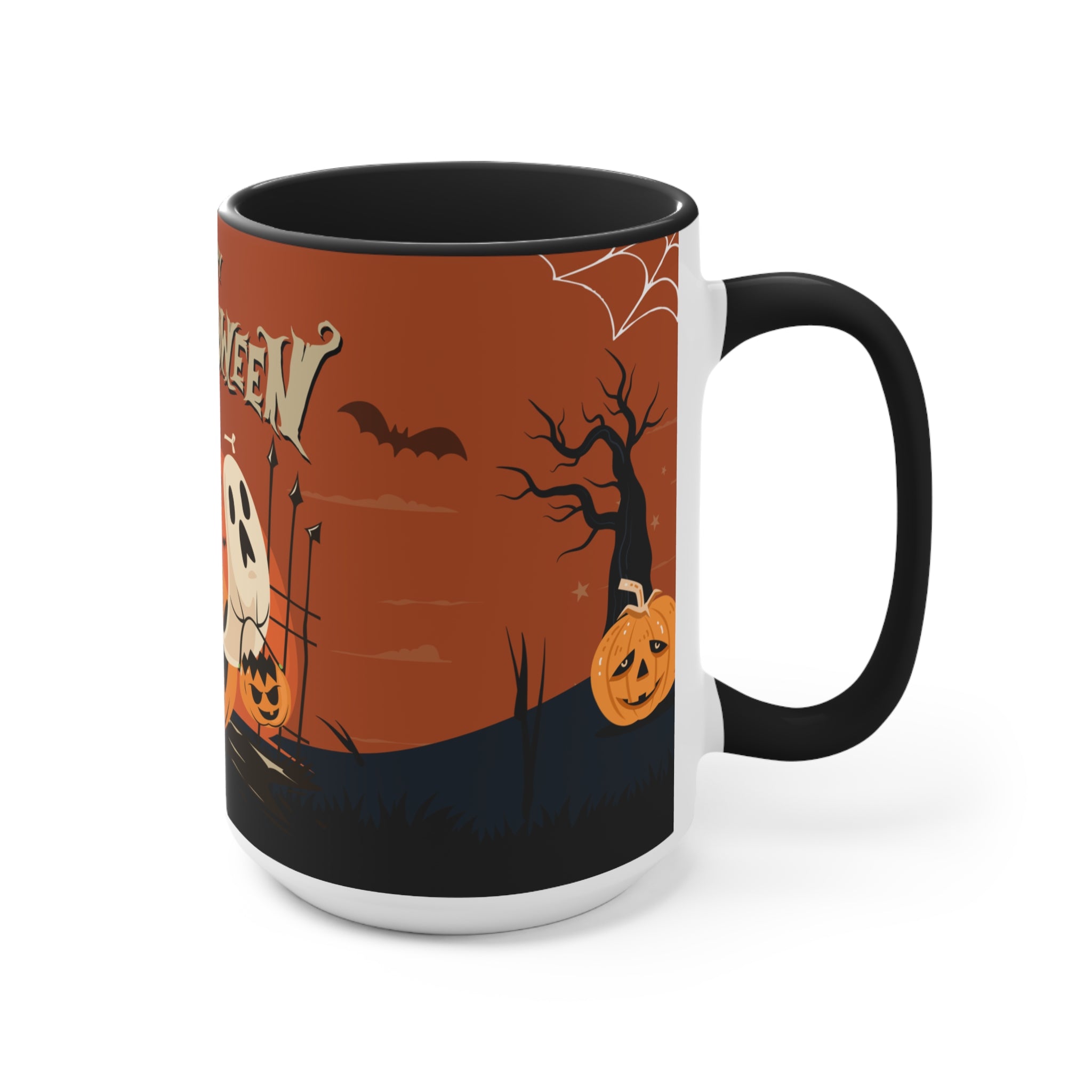 Happy Halloween with Pumpkin | Accent Mugs