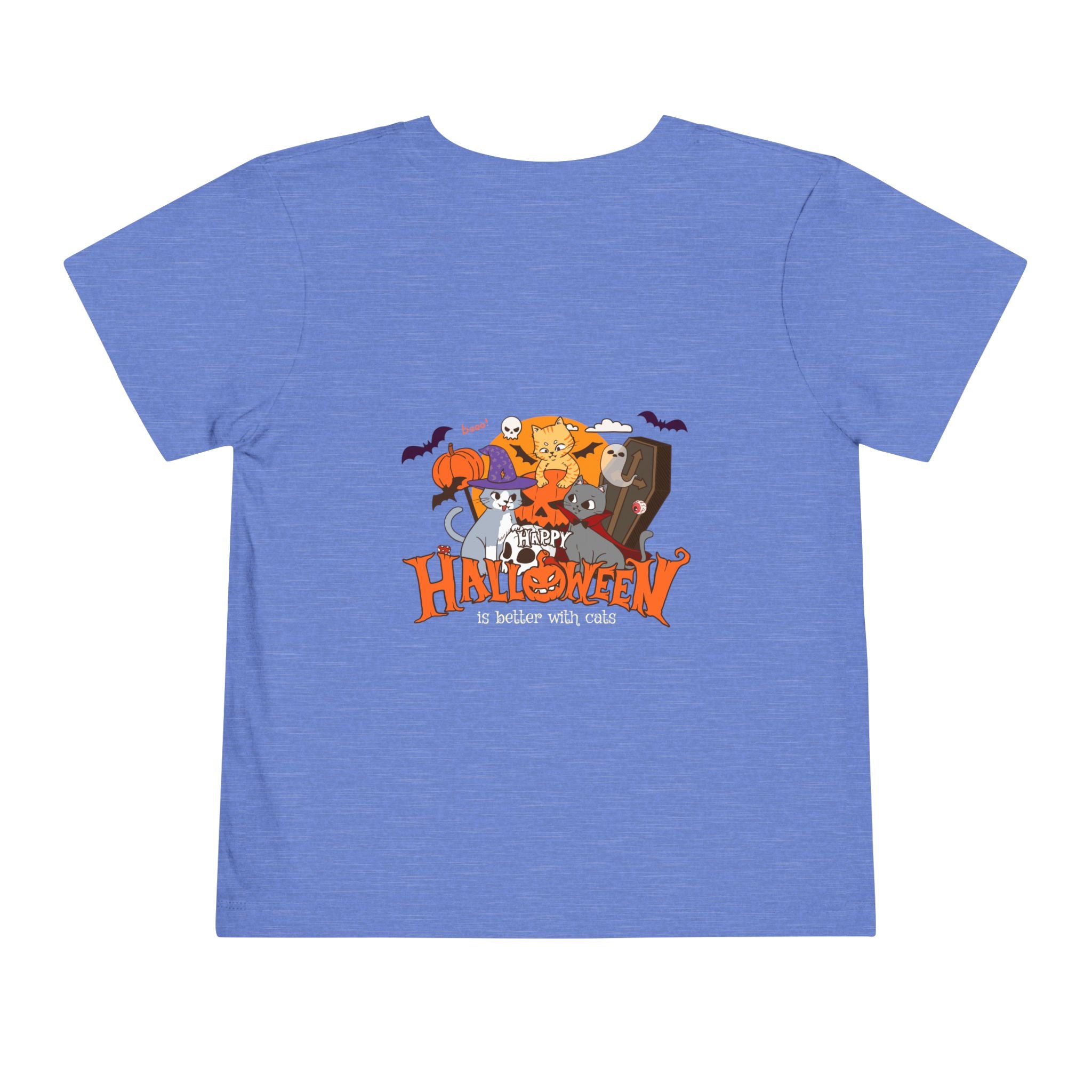 Happy Halloween with Cats | Toddler Short Sleeve Tee
