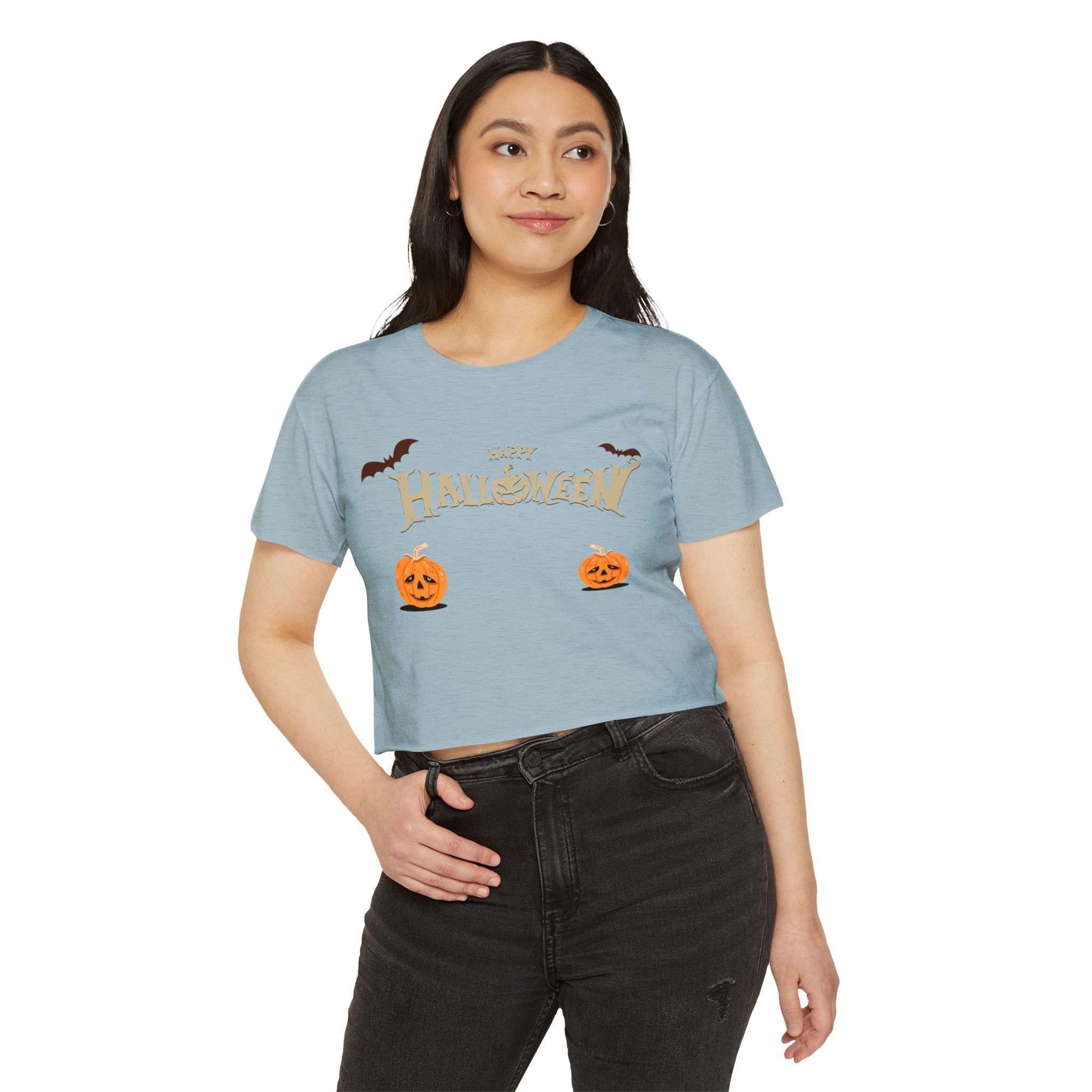Happy Halloween with Cats | Women's Festival Crop Top