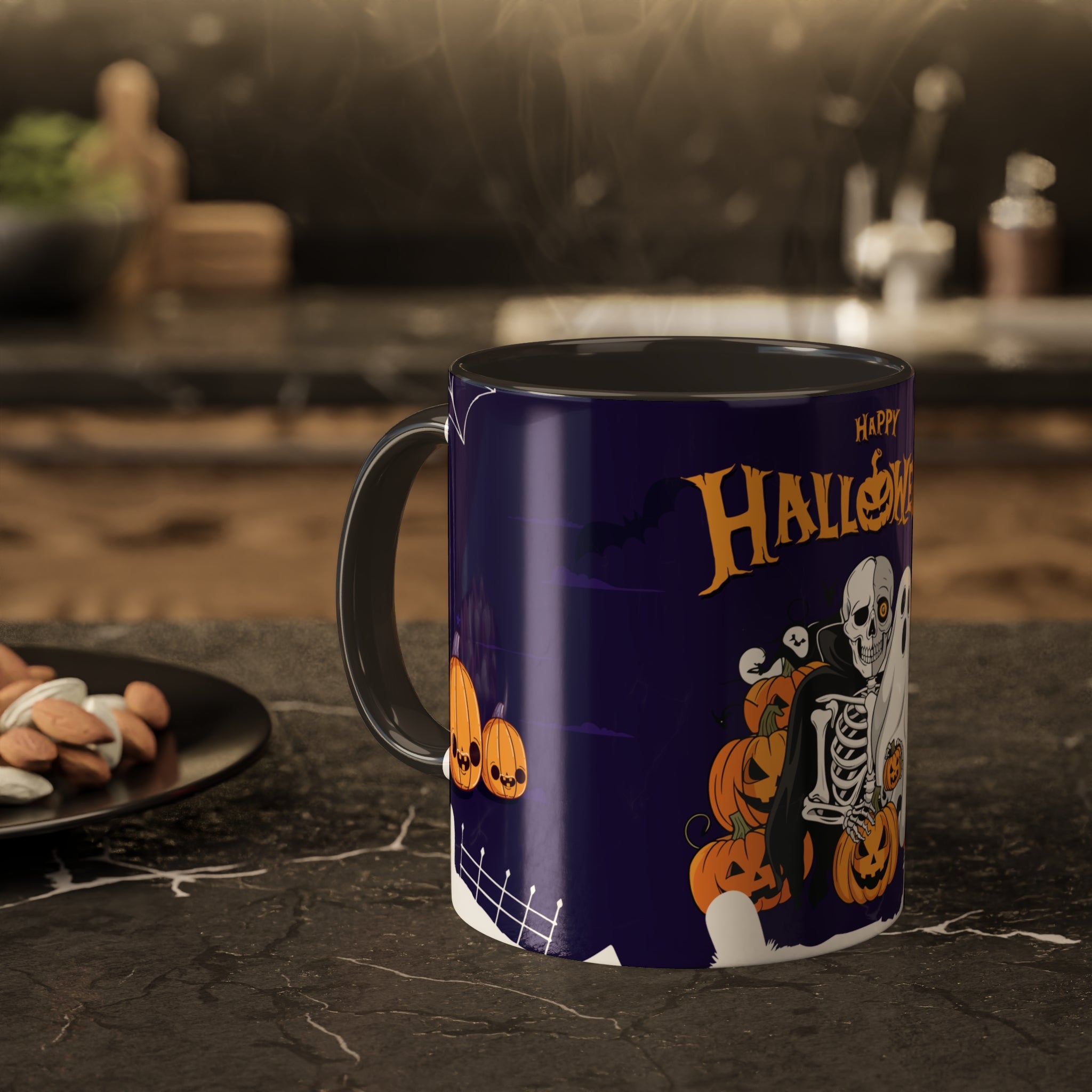 Halloween is Better with Skeleton | Colorful Mugs